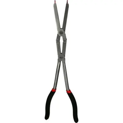 Double joint safety pliers for external retention rings, 345 mm 