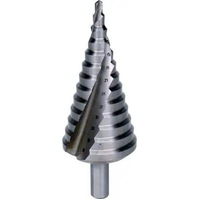 HSS stepped hole cutter, Ø 4-39mm, 13 st eps 