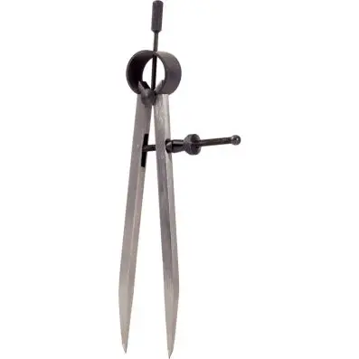 Precision spring pointed dividers, 190mm 