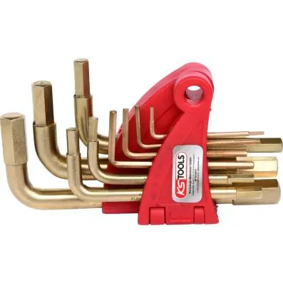 BRONZEplus Hexagon key wrench set 9 pcs 