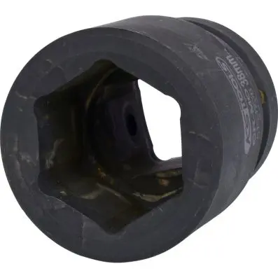Hexagon impact socket, short, 1", 38mm 