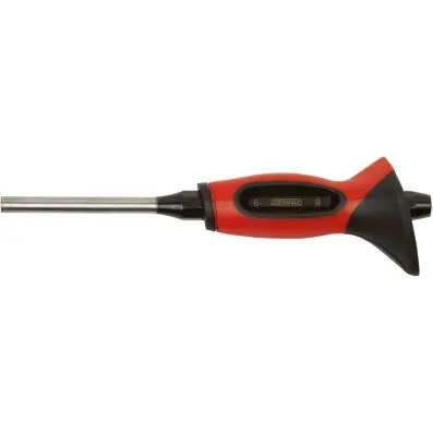 Punch with hand protection grip 8 mm 