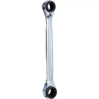 4 in 1 GEARplus reversing double ratchet ring spanner, 16x17x18x19mm 