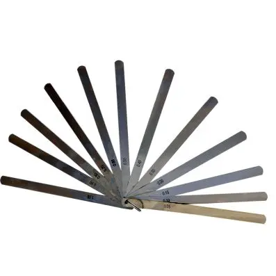 Piston tolerance gauge, 13 blades, 0,05- 1mm, 200mm 