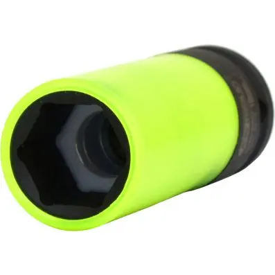 1/2" Aluminium wheel impact socket, deep , 19mm 