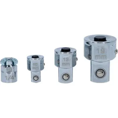 GEARplus adaptor set, metric, 4 pcs 