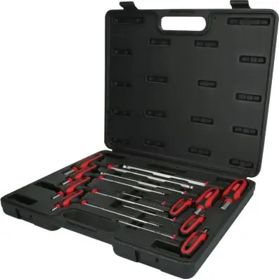 T-handle ball ended hexagon key wrench s et, 9 pcs 