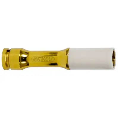 1/2" Aluminium wheel impact socket, extr a deep, 19mm 