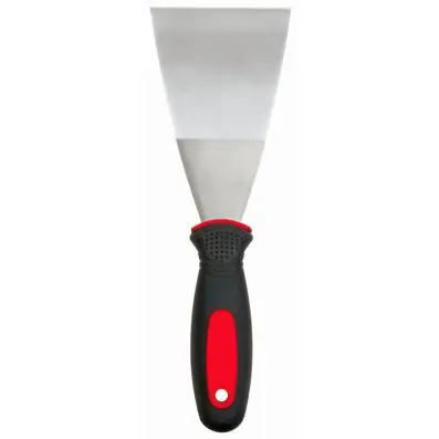 Stainless steel scraper, 80mm, 2k-handle 