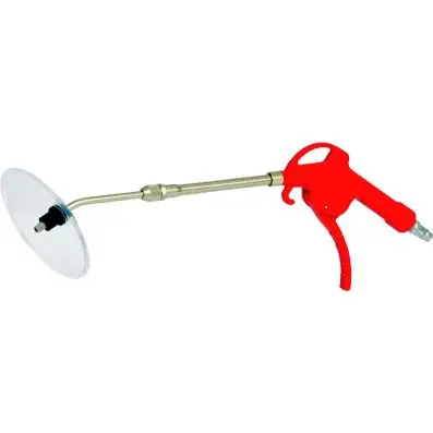 Telescopic pneumatic blow out pistol wit h protective shield 90-190mm 
