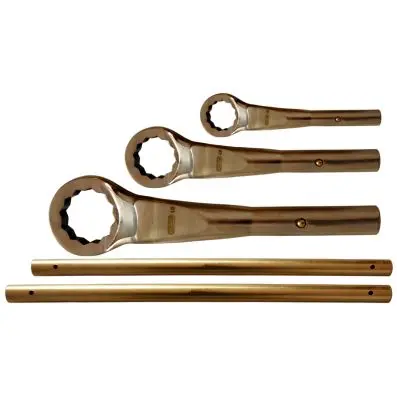 BRONZEplus Deep ring spanner set 18 pcs 
