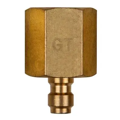 Adaptor piece M16x1.5 internal thread an d 1/4" hose connection 