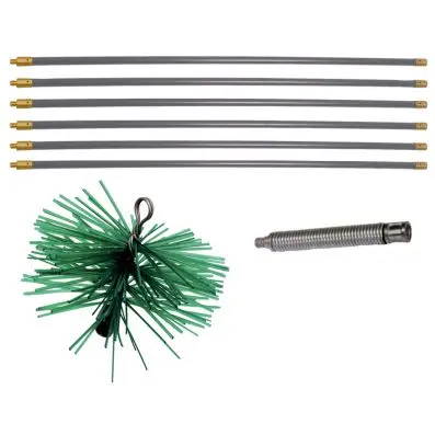 Flue cleaning tool kit, 8 pcs 
