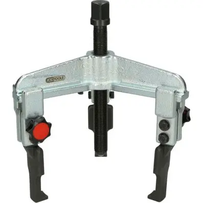 Quick adjustment universal 3 arm puller set with extremely narrow legs, 20-90 mm 