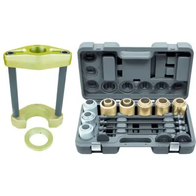 Universal press tool set for axle parts, 38 pcs 