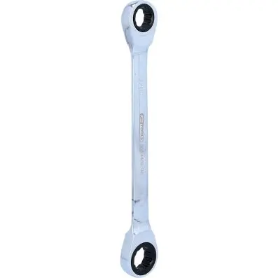 GEARplus Double ring ratchet spanner, 7/ 16"x1/2" 