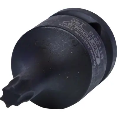 1/2" Impact socket for Torx screws, shor t, T40 