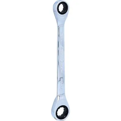 GEARplus Double ring ratchet spanner, 8x 10mm 