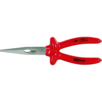 CLASSIC 1000V bent nose plier, straight, 200mm 