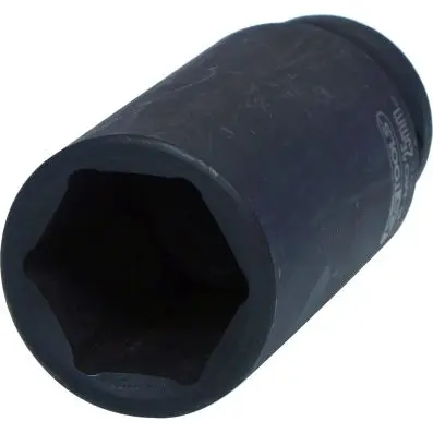 1/2" Hexagon impact socket, deep, 25mm 