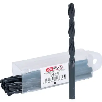 HSS-R twist drill, pack of 10, 7,0mm 
