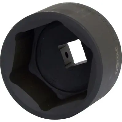 Hexagon impact socket, short, 1", 85mm 
