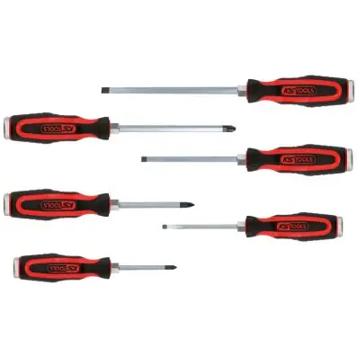 ERGOTORQUEmax hammer cap screwdriver set , 6 pcs slotted, PZ 