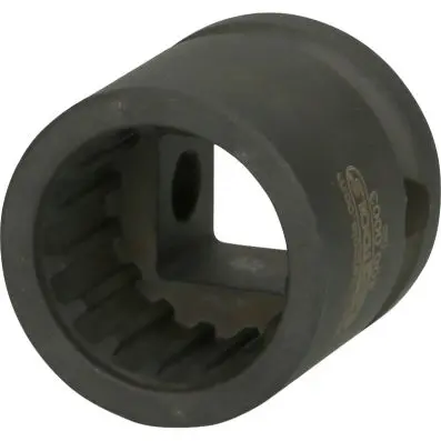 1/2" special socket with special profile , phosphated, 30 mm 