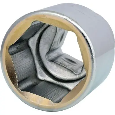 1" Hexagonal socket, short, 46mm 