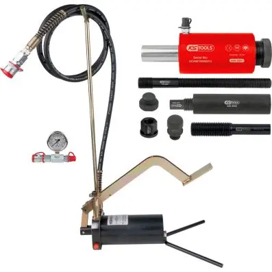 Hydraulic unit 16 t, with hydraulic pump and manometer, 15 pcs. 