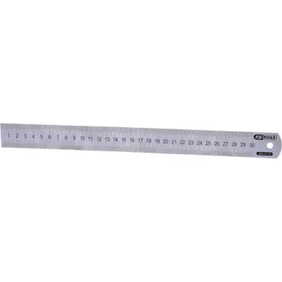 Semi-flexible steel rule, 300mm 