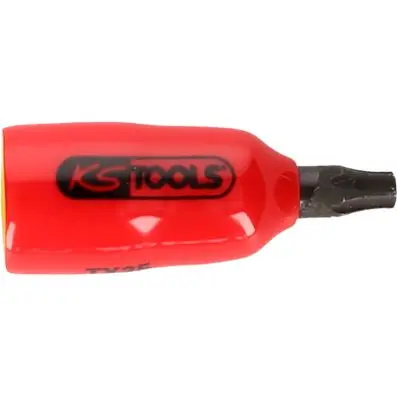 1/4" bit socket with protective insulati on for Torx screws, T27 