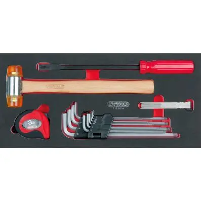 SCS Universal tool set, 14 pcs, 1/3 syst em insert 