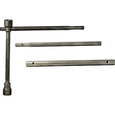 Extended bar commercial vehicle wheel nu t wrench 