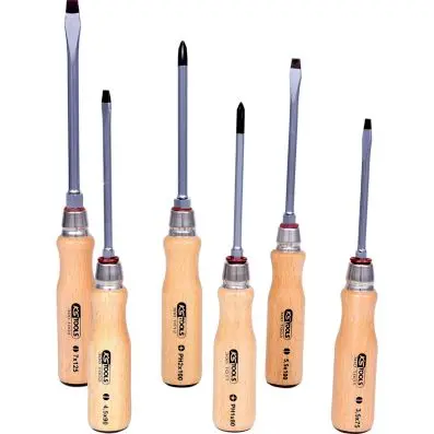 ERGOTORQUE WOOD screwdriver set, 6 pcs 