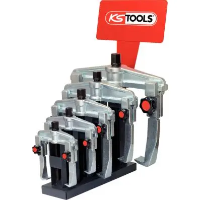 Universal 2 arm puller set with display stand 