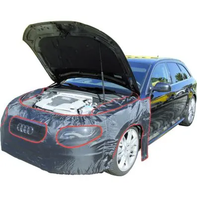Universal vehicle front end protection c over 