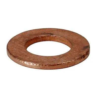Washers 8.0 x 16.0 mm copper coated 100- pack 