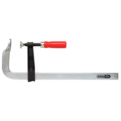 Cast and tempered iron screw clamp, 120x 600mm 