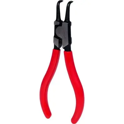 Circlip pliers for external circlips, an gled, 130mm 