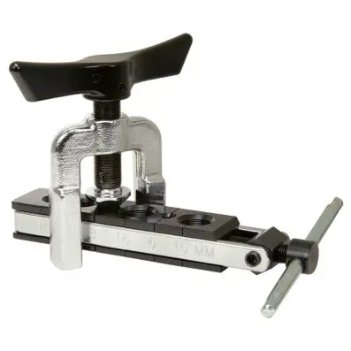 Flanging tool imperial with quick clampi ng device 