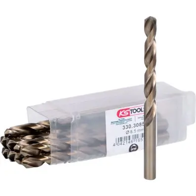 HSS-G Co 5 twist drill, pack of 10, 8,5m m 