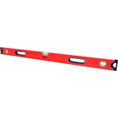 Aluminium profile spirit level with pipe levelling, 1000mm 
