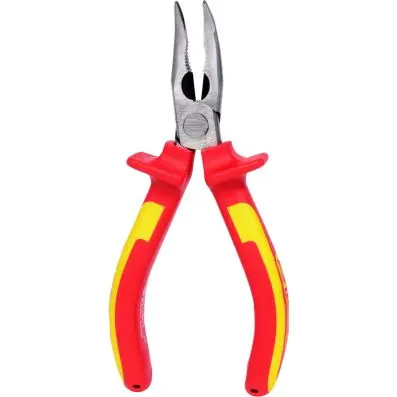 ERGOTORQUE VDE bent nose pliers, 165mm 
