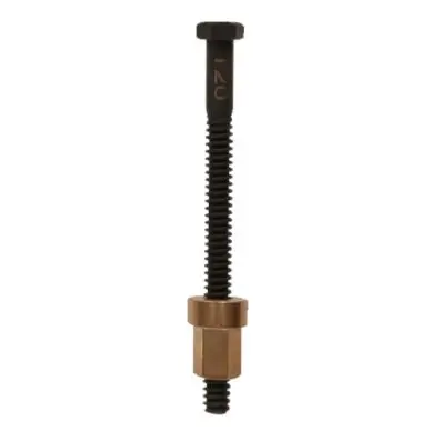 Trapezoid spindle for guide sleeve 