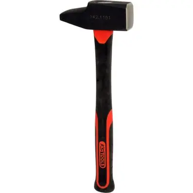 Fitters hammer, French form, fiberglas h andle, 1500g 