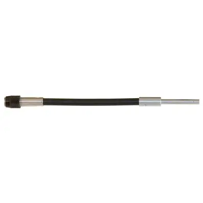 Bit receptacle with flexible shaft 