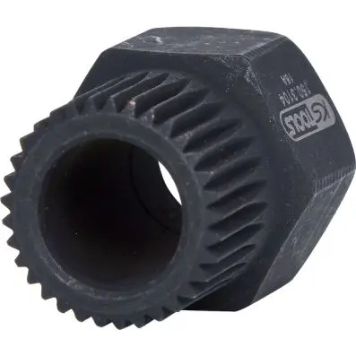 Spline pulley key, 22mm, 33 teeth, bored 