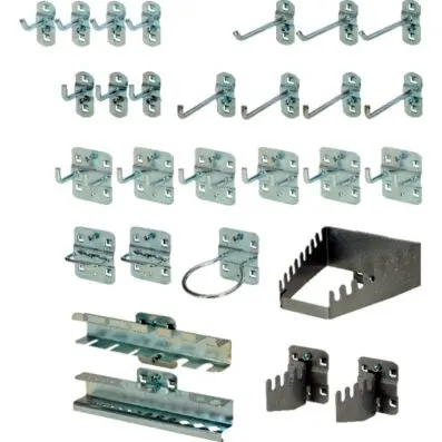 Hook assortment for hole wall system, 28 pcs 