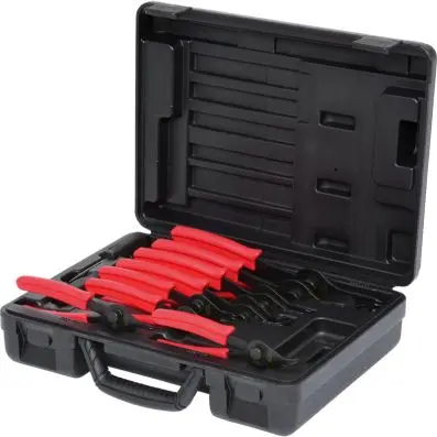 Universal circlip pliers set, 10 pcs 